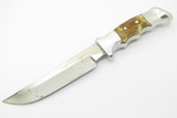 Vintage Custom Ruana Bonner Montana Stag Fixed 6" Blade Hunting Knife & Sheath