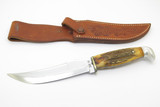Vintage 1965-1969 Case XX USA 523-6 Fixed 6" Blade Stag Hunting Knife