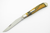 Great Eastern Cutlery Tidioute 488117 Trapper Tiger Eye Folding Pocket Knife