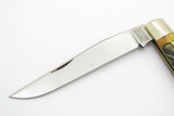 Great Eastern Cutlery Tidioute 488117 Trapper Tiger Eye Folding Pocket Knife