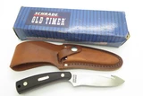 Vintage Schrade Old Timer 158OT Delrin Fixed Blade Guthook Hunting Knife