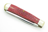 Ace 2000 Case XX 6254 Trapper Red Jigged Bone Handle Folding Pocket Knife NOS