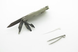 Vintage Schrade ST2 Tough Chip USA Stainless Folding Multi Tool Shears Knife