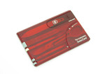 Vintage Victorinox Switzerland Swiss Card Red Case and Handle Multi Tool Knife
