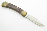 Vintage 2002 Buck 110 Folding Hunter 100th Anniversary Edition Lockback Knife