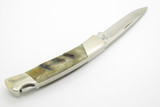 Vintage 2006 Buck 501 USA Custom Ram Horn Folding Lockback Pocket Knife
