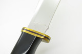 Vintage 1990 Buck 103BP Gold Series Skinner Hunter Mirror Fixed Hunting Knife