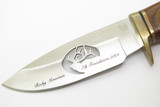 2001 Buck 192 Vanguard RMEF Limited Custom LE Elk Cutout Fixed Hunting Knife