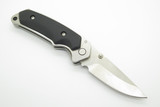 Vintage 2003 Buck 279 Alpha Hunter USA Black Handle Folding Hunter Knife