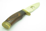 2000 Buck 192 Vanguard Gold Limited Custom LE Deer Cutout Fixed Hunting Knife
