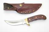 Vintage 1992 Buck 401 Kalinga Fixed Blade Hunting Knife & Custom Sheath
