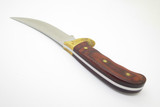 Vintage 1992 Buck 401 Kalinga Fixed Blade Hunting Knife & Custom Sheath