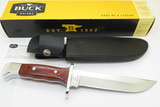 Buck 124 124CCSSH Frontiersman Limited BOS 5160 Bowie Fixed Blade Hunting Knife