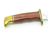 2013 Buck 119 Special Cocobolo Brass Fixed Blade Hunting Knife
