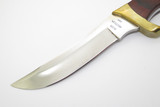 Vintage 1980s Buck 402 Akonua Fixed Blade Hunting Knife & Sheath