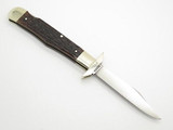 Vtg Buck Creek 89 Solingen Bone Cheetah Style Swing Guard Folding Knife