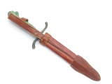 Vtg Othello Solingen Germany Black Forest Fixed Blade Knife Ball & Claw