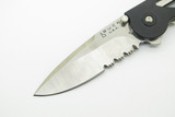 2005 Idaho Stamp Buck 295 Tempest Blue & Black Assisted Folding Pocket Knife