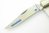 Vintage 2000 Frost Dawn of Millennium Razor Seki Japan Stag Folding Pocket Knife