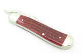 2000 Case XX 61953 Russlock Red Bone Pocket Worn Handle Folding Pocket Knife