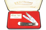 Vintage 1993 Case XX 6254 Trapper Get Real Bill Clinton Gun Rights Pocket Knife