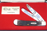 Vintage 1993 Case XX 6254 Trapper Get Real Bill Clinton Gun Rights Pocket Knife