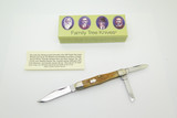 Vtg Case XX 6308 Family Tree Crandall Limited Bone Whittler Folding Pocket Knife