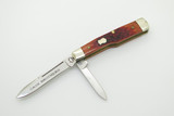 Case XX Brothers 6215 Chestnut Jigged Bone Gunstock Jack Folding Pocket Knife