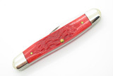 2002 Case XX 629/11 Muskrat USA Flag Red Bone Handle Folding Pocket Knife