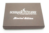 Vintage Schrade USA Limited Edition Trapper Pheasant Scene Folding Pocket Knife
