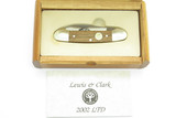 2002 Boker Lewis & Clark Solingen Germany Limited Edition Canoe Folding Knife