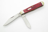 2001 Case XX 6225 1/2 Coca Cola Coke Bottle Red Bone Handle Folding Pocket Knife