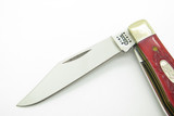 2001 Case XX 6225 1/2 Coca Cola Coke Bottle Red Bone Handle Folding Pocket Knife