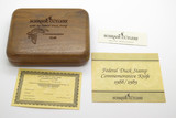 Vintage 1988-89 Schrade USA Limited Edition Federal Stamp Trapper Folding Knife
