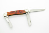 2002 Case XX 6318 Stockman Script Autumn Shadow Bone Handle Folding Pocket Knife