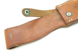Vintage c. 1960s Case XX Kodiak Leather Fixed 5.5" Blade Knife Sheath Only