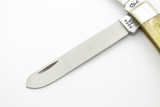 1999 Case XX 6254 USA Trapper Cream Jigged Bone Handle Folding Pocket Knife