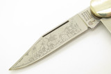 Vtg Boker Solingen Germany Limited Civil War Wilderness Trapper Folding Knife