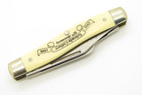 Vtg 1999 Schrade USA 95th Anniversary King Ranch Stockman Folding Pocket Knife