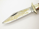 '97 Fight'n Rooster Frank Buster The God Father Movie Cheetah Swing Guard Knife
