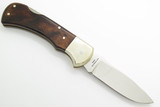 Vintage Precise Deerslayer Seki Japan 4 Star Buck Scrimshaw Folding Hunter Knife