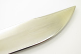 Vintage 67-72 Buck 124 Frontiersman Bowie Two 2 Liner Fixed Blade Hunting Knife