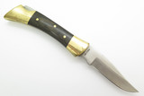 Vintage 1980 Case XX P197 Shark Tooth Wood Handle Folding Hunter Lockback Knife