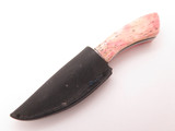 Vintage United Seki Japan Jim Bowie Mini Smooth Bone Fixed 1" Blade Knife