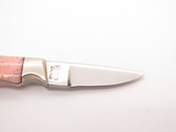 Vintage United Seki Japan Jim Bowie Mini Smooth Bone Fixed 1" Blade Knife