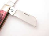 2001 Case XX 6375 Stockman Cranberry Jigged Bone Handle Folding Pocket Knife