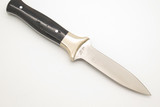 Vtg Parker American Blade Seki Japan Fukuta AUS-6 Buffalo Horn Dagger Knife #4