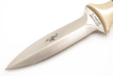 Vtg Parker American Blade Seki Japan Fukuta AUS-6 Buffalo Horn Dagger Knife #4