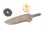 Vtg 80s Virginia Chip Flint Fukuta Seki Japan Fixed Blade Knife Making Blank Kit