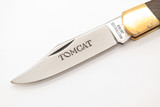 Vtg Explorer Tomcat G. Sakai Seki Japan 4" Folding Hunter Lockback Pocket Knife